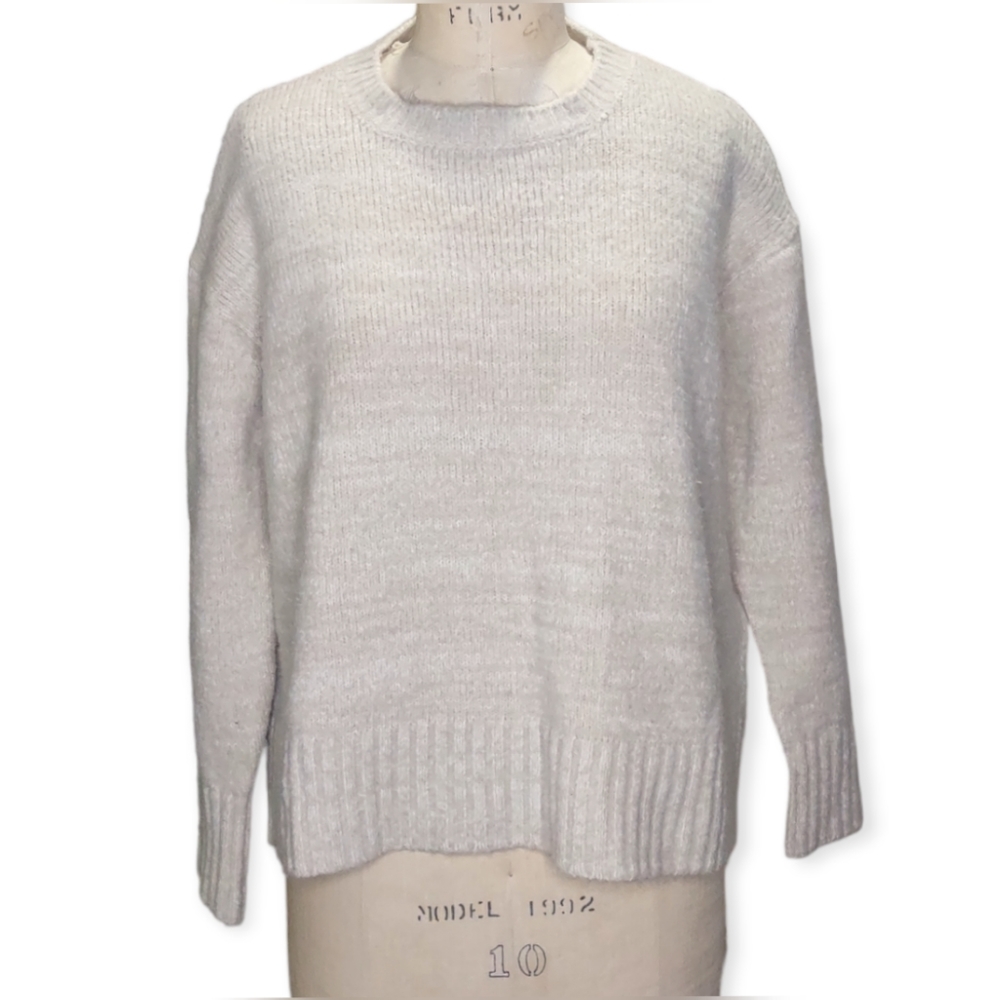 Zara Knit Drop Shoulder Wool Sweater Size S.